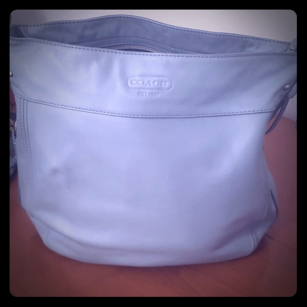 Beautiful Baby Blue COACH Purse